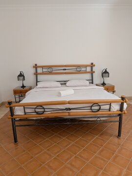 bed in bedroom