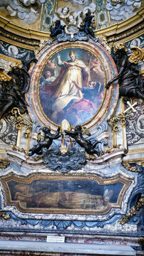 View Of The Altar Of Sant Alessandro Sauli Chapel Inside Pavia Cathedral