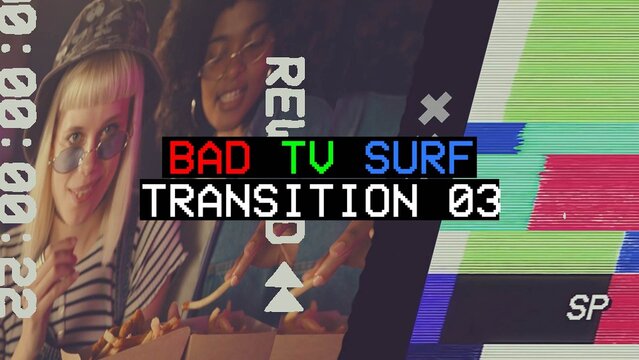Bad TV Surf Transtion 03