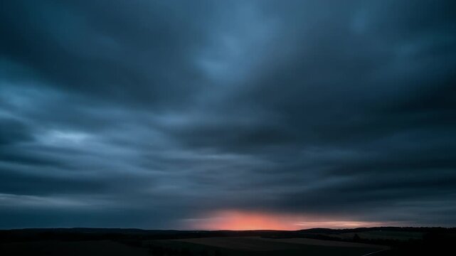 Dark, moody clouds gather in a triptych of atmospheric sky scenes.