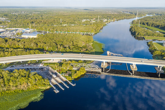 boat ramp near Sanford, Florida