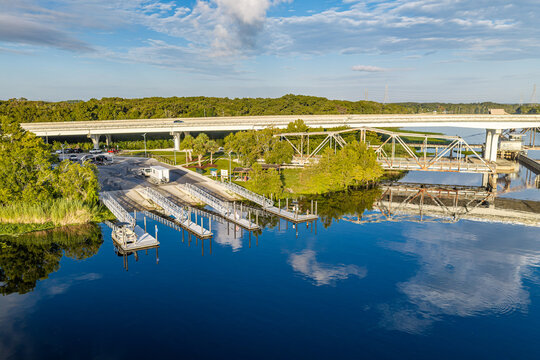 boat ramp near Sanford, Florida