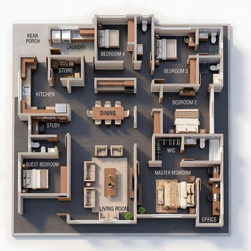Modern Luxury Building, House, Villa & Interior Architecture Design &ndash; 3D Visualization

