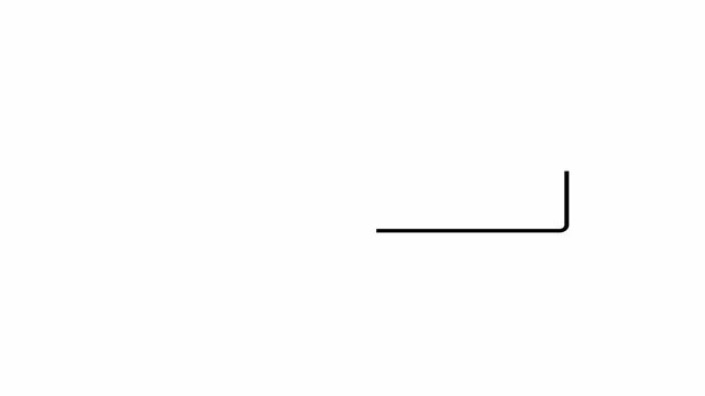 Search bar animation on transparent background