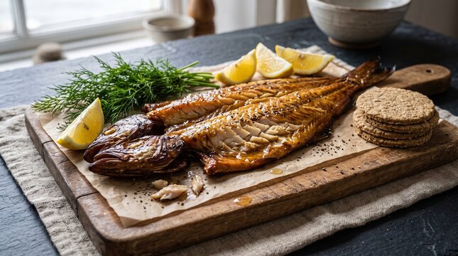Traditional Scottish Arbroath Smokie Hot Smoked Haddock