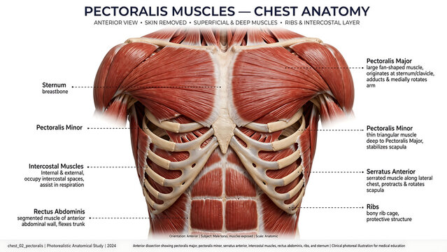 Pectoralis Muscles and Chest Anatomy