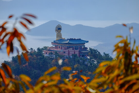 View from the top of the mountain during Autumn.