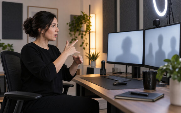 Sign-Language Interpreter Delivering Remote Accessibility Service