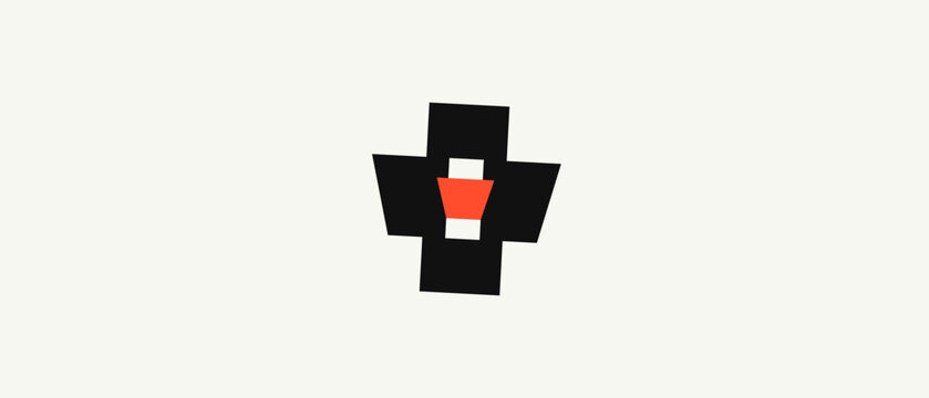 Abstract vector study of cross slot saddle