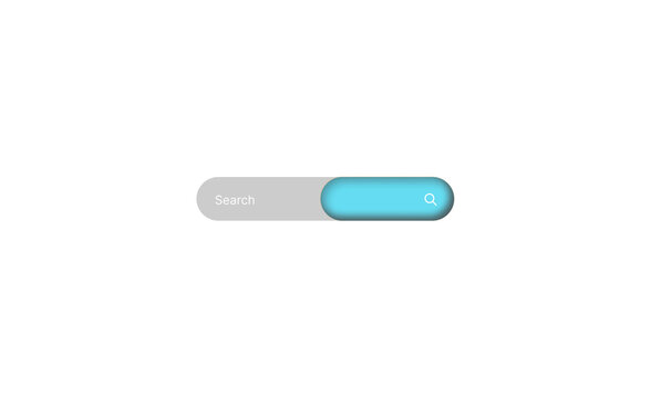 Modern Web Search Bar Input Field Vector Set with UI Buttons for Website Browser Navigation, App Interface Design, and Search Engine Queries isolated on transparent background png design