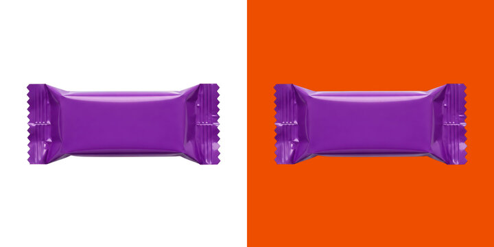 Purple foil wrapped candy bar transparent png
