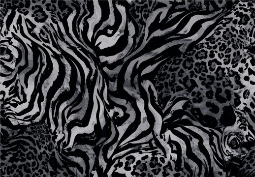 abstract animal skin pattern vector	