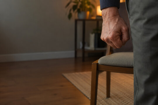 Quiet resilience expressed through a clenched fist
