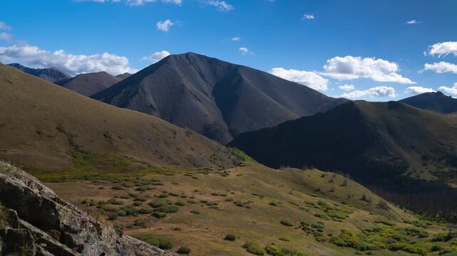 San Luis Peak 14er Time Lapse morning South Ridge trail San Juan Rocky Mountains Range La Garita Wilderness Colorado Spring Creek Basin Bondholder Meadow Gunnison National Forest peak nature landscape