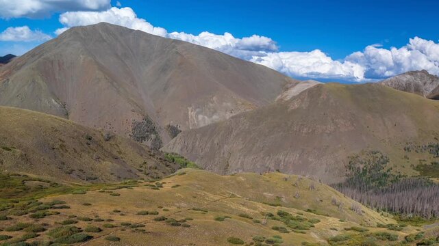 San Luis Peak 14er Time Lapse prominent peak landmark South Ridge trail San Juan Rocky Mountains Range La Garita Wilderness Colorado Spring Creek Basin Bondholder Meadow Gunnison National Forest