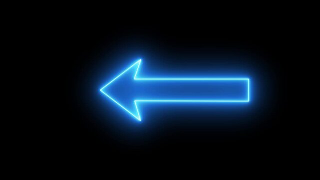 Direction arrow sign. Way sign. Road navigation arrow. Driving direction mark, location point crossroad. Way direction arrow sign animation.