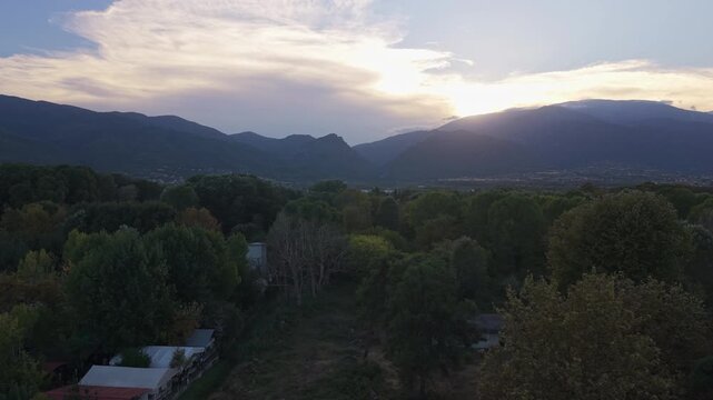 Mount Olympus at Sunset, Greece, Mountain Landscape