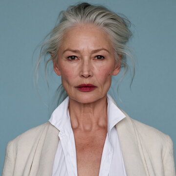Close-Up Portrait of Character-Rich Weathered Skin Emphasizing Life's Journey and Experience