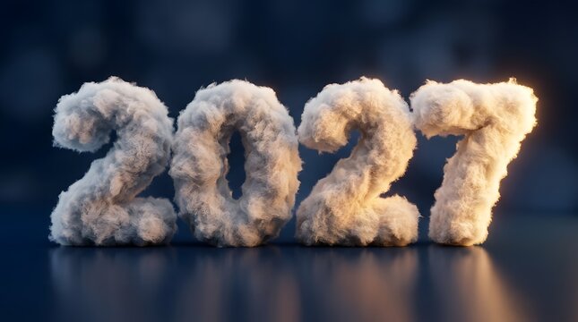 Celebrating the arrival of the year 2027 with hopes for peace prosperity and joy for everyone around the globe marking a fresh start and new