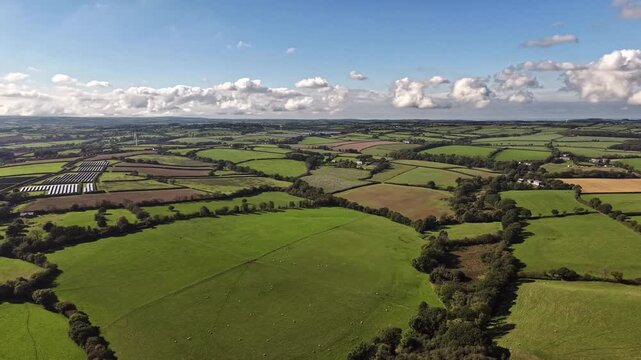 Conventional farms and solar farms working together