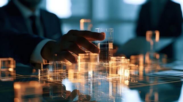 Future corporate governance visualized through transparent organizational architecture balancing innovation accountability and sustainable growth