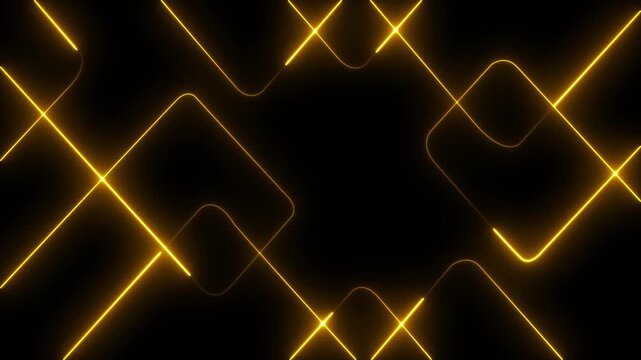 Abstract green digital background with glowing lines and futuristic technology pattern 4k animated video.