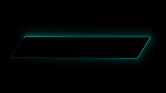 Glowing Neon Light Waves on Black Background 4 video