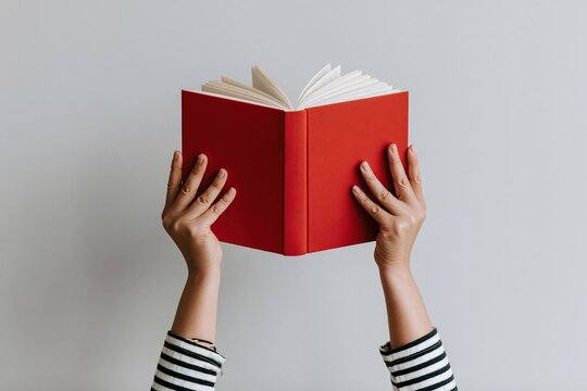 The Book in Hands: A Moment of Focus on Reading and Wonder
