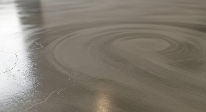 Abstract blurry ripples in a murky liquid surface.