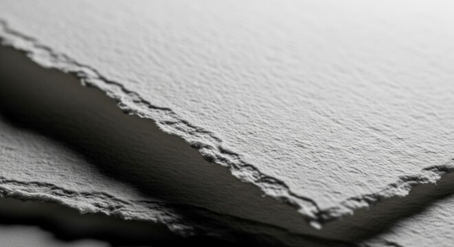 Abstract macro texture of layered material with rough edges.