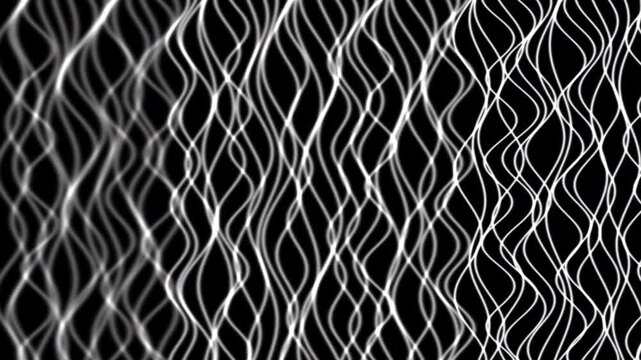 Seamless loop flowing lines dark wave abstract background animation