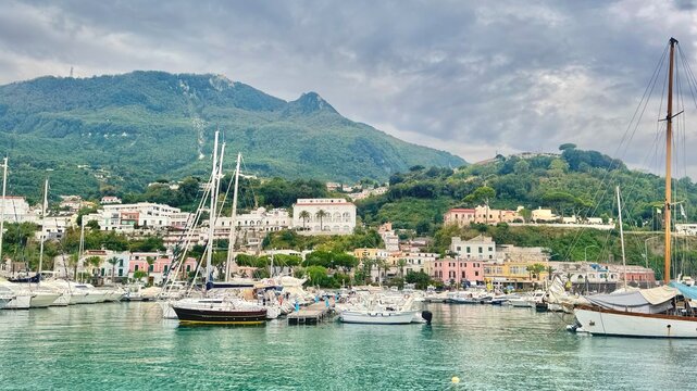 Casamicchiola Terma waterfront on the island of Ischia, Italy