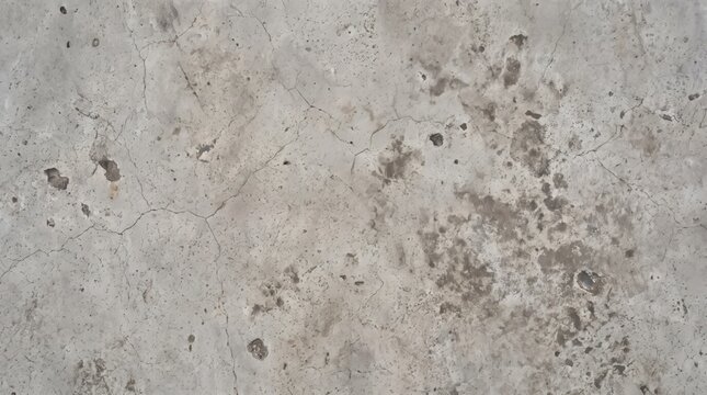 Aged concrete surface with cracks, stains, dark spots texture