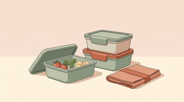 Food storage containers with meal preparation inside meal prep lunch box plastic containers prepared food kitchen accessories meal planning reusable container kitchen organization diet food