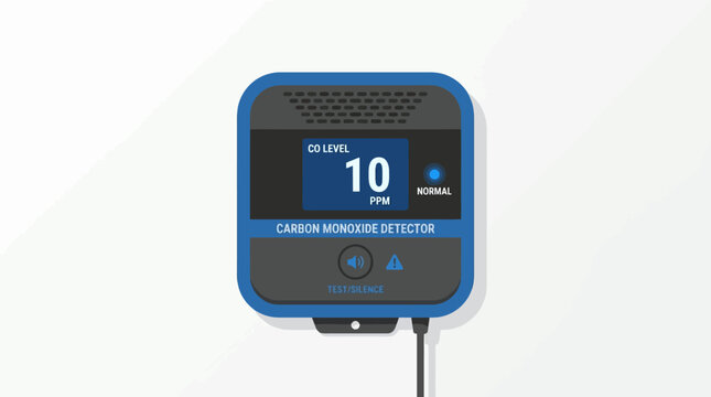 Carbon Monoxide Detector with Digital CO Level Display
