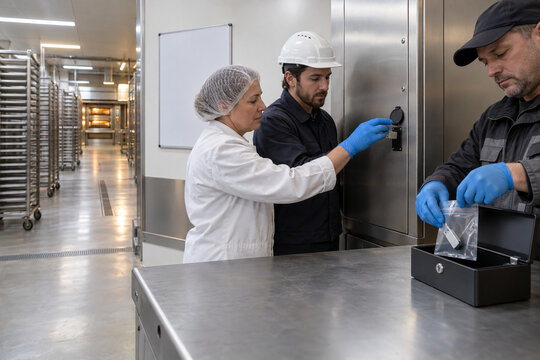 Industrial bakery revoking contractor controller access