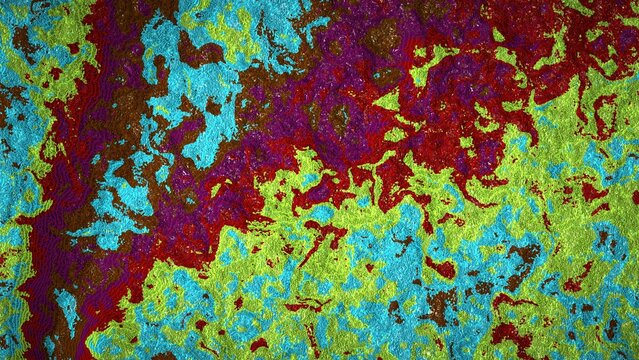 High-resolution 8K abstract procedural image generated with JavaScript. This highly detailed digital background features a rugged, granular texture with irregular, organic borders resembling crumpled 