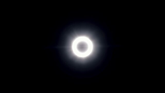 Expanding Shockwave Ring from Central Impact Point