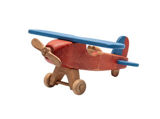 Vintage Wooden Toy Airplane Model © Frodo