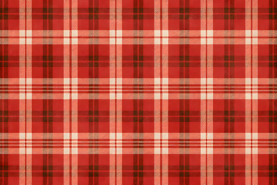Vintage-style red plaid background