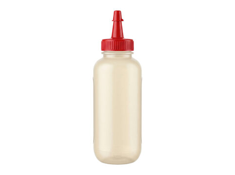 Empty Plastic Squeeze Bottle Container
