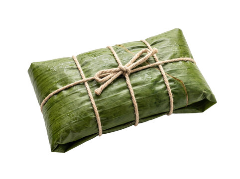 Traditional Banana Leaf Wrapped Food