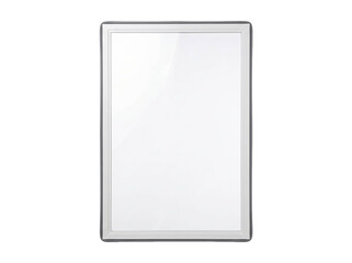 Fototapeta premium Blank Silver Aluminum Poster Frame