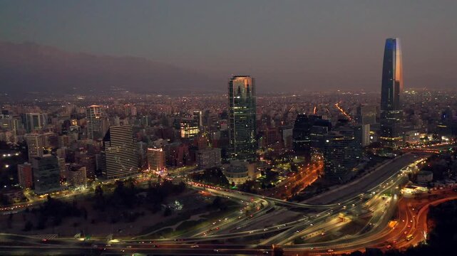 video costanera norte atardecer 04