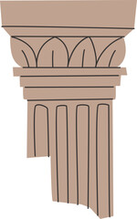 Obraz premium Doric Temple Column