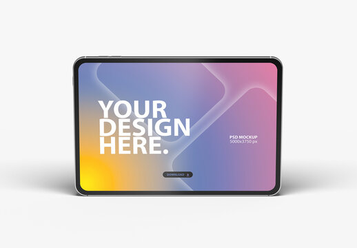 Tablet Mockup standing horizontaly