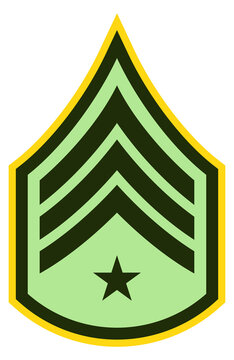 Military badge with wings and star. Air force tag