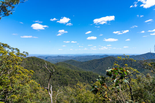 Mount Glorious in D'Aguilar National Park face toward the west and northwest