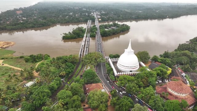view of the city of the river