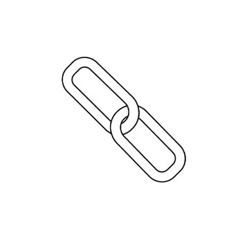 Chain Link Connection Hyperlink URL Line
